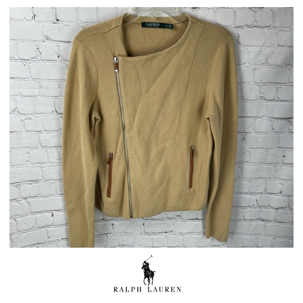 Lauren Ralph Lauren Knit Moto Jacket